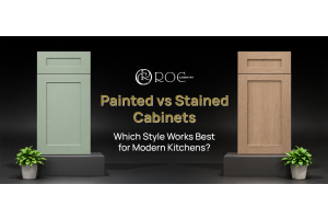 painted vs stained cabinets