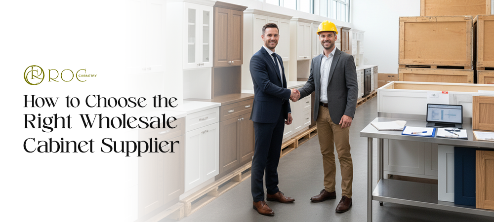 choose right wholesale cabinet supplier