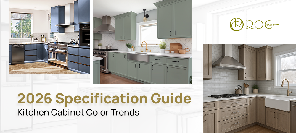 2026 Kitchen Cabinet Color Trends & Specification Guide